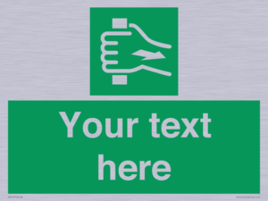 Custom Pull Bar Sign